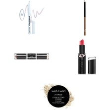 Wet N Wild Chameleon Chrome Eyeliner Electric Prism... +4 Parça Makyaj Seti