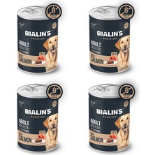 Bialin's 4'lü Yetişkin Köpek Maması - Somonlu 400 Gram