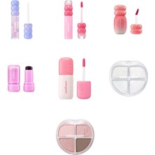 Colorgram Fruity Glass Tint 1004 Pink Gloss... +6 Parça Makyaj Seti
