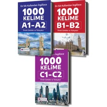 Limasollu Naci Öğretim Yayınları Ingilizce Kelime Kitap Seti, A1'den C2'ye Kadar 3000 Kelime, 6000 Cümle ve Türkçeleri Sınav Hazırlık