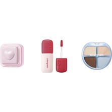 Colorgram Milk Bling Heartlighter Aydınlatıcı 02 Pink Heart... +2 Parça Makyaj Seti