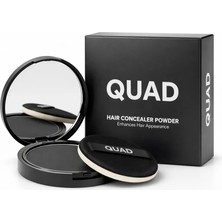Quad Siyah Saç & Sakal Toz Kapatıcı Dolgunlaştırıcı Pudra – Doğal Topik Etki 10GR