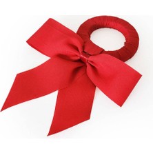 Alesta Home Kırmızı Fiyonk Süslemeli Pamuklu 2'li Peçete Halkası 12X12CM HLK002