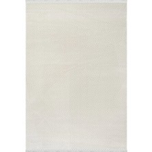 Halı Sepeti Duru Serisi 1065A Bej-Krem Modern Desenli Makine Halısı Yumuşak Dokulu Hav Salon Halısı