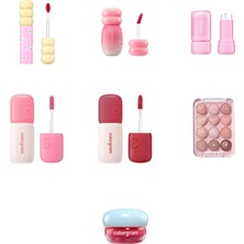 Colorgram Fruity Glass Tint 08 Lovely Raspberry... +6 Parça Makyaj Seti