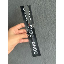 Gönülden Tasarım Yazılı Suni Deri Gizli Fermuar 20X3 cm