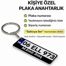 Kişiye Özel Plaka Anahtarlık – Isimli & Plaka Numaralı – Özel Tasarım Anahtarlık
