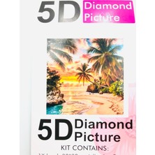 Duck Hoby 30X30 Boncuklu Taşlı Mozaik Elmas Goblen Pano Tablo Resim Puzzle Dıamond Paıntıng Hı Stone