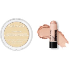 Wet N Wild Barefocus Sabitleyici Pudra Fair/light... +1 Parça Makyaj Seti