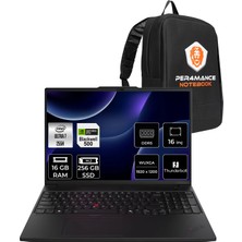 Lenovo Thinkpad P16S Gen 4 Core Ultra 7 255H İş İstasyonu 16GB RAM 256GB SSD 16" FHD+ FreeDOS + Per4 USB 21QV000YTXP306