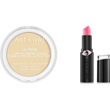 Wet N Wild Barefocus Sabitleyici Pudra Fair/light... +1 Parça Makyaj Seti