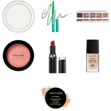 Wet N Wild Barefocus Sabitleyici Pudra Translucent... +6 Parça Makyaj Seti