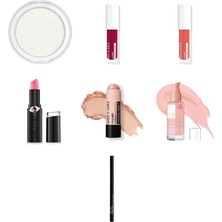 Wet N Wild Barefocus Sabitleyici Pudra Translucent... +6 Parça Makyaj Seti