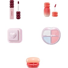 Colorgram Fruity Glass Tint 19 Plum Bomb... +4 Parça Makyaj Seti