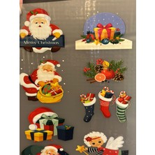 Gönülden Tasarım Ütü Ile Yapışan Kesilebilir Noel Transfer Baskı Arma 30X22  cm