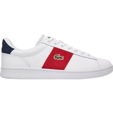 Lacoste Carnaby Set Cgr 1251 Sma Leather Mens Sneaker Hakiki Derri Erkek Günlük Spor Ayakkabı Beyaz