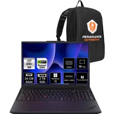 Lenovo Thinkpad P16V Gen 3 Intel Core Ultra 7 265H 24GB 2tb SSD Rtx Pro 2000/8GB 16" Fhd+ W11H Taşınabilir Iş Istasyonu & Per4 Çanta 21RTS1EA00P370