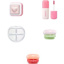 Colorgram Milk Bling Heartlighter Aydınlatıcı 05 Spring Pink... +4 Parça Makyaj Seti