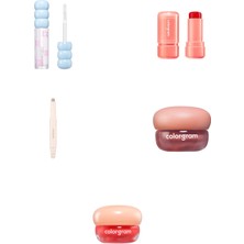 Colorgram Fruity Glass Tint 00 Pearl Gloss... +4 Parça Makyaj Seti