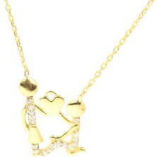 Nusret Takı 925 Ayar Gümüş Ilanı Aşk Ediyorum Kolyesi