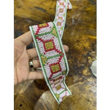 Gönülden Tasarım 105X4 cm Kaneviçe Desenli Şerit Dikiş Aksesuarı