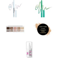 Wet N Wild Chameleon Chrome Eyeliner Electric Prism... +4 Parça Makyaj Seti