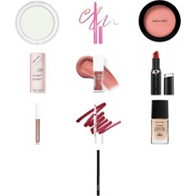 Wet N Wild Barefocus Sabitleyici Pudra Translucent... +9 Parça Makyaj Seti