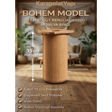(15CM)SÖĞÜT Renk Bohem Model- Mobilya Ayağı (Mobilya Ayağı,dolap,koltuk Kanepe,tv Ünitesi Ayağı)