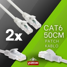 Heycam 50CM CAT6 Patch Kablo -2 Adet