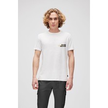 Bad Bear Collectıve T-Shirt Off-White Erkek Bisiklet Yaka Beyaz Tişört