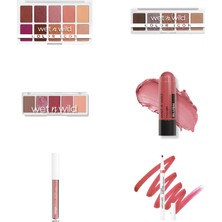 Wet N Wild Color Icon 10’lu Far Paleti Heart & Sol... +5 Parça Makyaj Seti