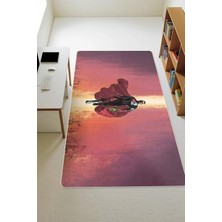 Dolce Mariee Modern Dijital Baskı Kaymaz Taban Çocuk ve Genç Odası Halısı H0567