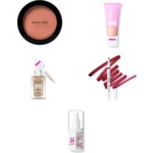 Wet N Wild Color Icon Allık Mellow Wine... +4 Parça Makyaj Seti