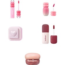 Colorgram Fruity Water Tint 04 Sulking Watermelon... +4 Parça Makyaj Seti