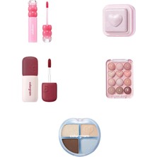 Colorgram Fruity Water Tint 04 Sulking Watermelon... +4 Parça Makyaj Seti