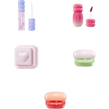 Colorgram Fruity Glass Tint 1004 Pink Gloss... +4 Parça Makyaj Seti