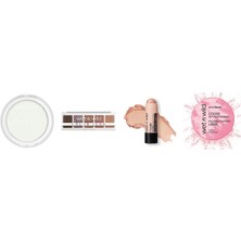 Wet N Wild Barefocus Sabitleyici Pudra Translucent... +3 Parça Makyaj Seti