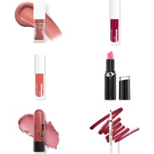 Wet N Wild Lip Oil Cocoa Rose... +5 Parça Makyaj Seti