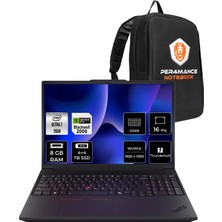 Lenovo Thinkpad P16V Gen 3 Intel Core Ultra 7 265H 8gb 4tb+4tb SSD Rtx Pro 2000/8GB 16" Fhd+ Fdos Taşınabilir Iş Istasyonu & Per4 Çanta 21RTS1EA00P306