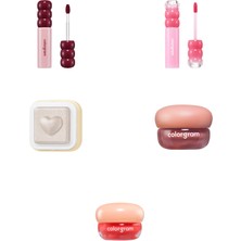 Colorgram Fruity Glass Tint 19 Plum Bomb... +4 Parça Makyaj Seti