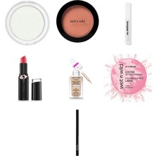 Wet N Wild Barefocus Sabitleyici Pudra Translucent... +6 Parça Makyaj Seti