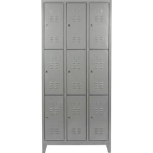 9 Gözlü Ekonomik Soyunma Dolabı-1 97X37X198