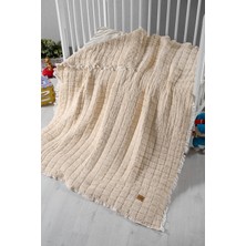 Kanz Light Müslin Bebek Yorganı 115X125 cm - Bej