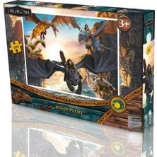 Gray Line Gry How To Train Your Dragon Puzzle 100 Parça Nel1