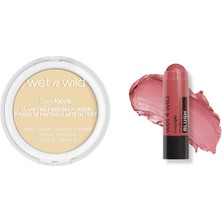 Wet N Wild Barefocus Sabitleyici Pudra Fair/light... +1 Parça Makyaj Seti