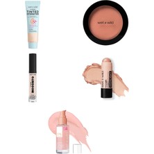Wet N Wild Bare Focus Tinted Hydrator Light Medium... +4 Parça Makyaj Seti