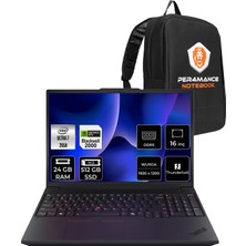 Lenovo Thinkpad P16V Gen 3 Intel Core Ultra 7 265H 24GB 512GB SSD Rtx Pro 2000/8GB 16" Fhd+ Fdos Taşınabilir Iş Istasyonu & Per4 Çanta 21RTS1EA00P314