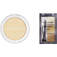 Wet N Wild Barefocus Sabitleyici Pudra Fair/light... +1 Parça Makyaj Seti