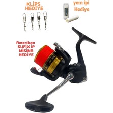 SHIMANO Ip Misina-Klips-Yem Ipi Hediyeli - Fx 4000 Fc Spin(At-Çek) Olta Makinesi