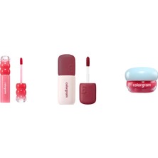 Colorgram Fruity Water Tint 05 Dainty Cherry... +2 Parça Makyaj Seti